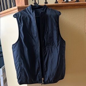 Men's Black Reversible Vest